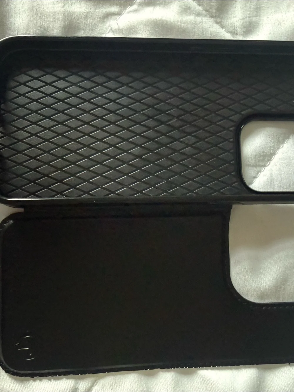 Wallet Phone Holster Case with Card Slots - Black